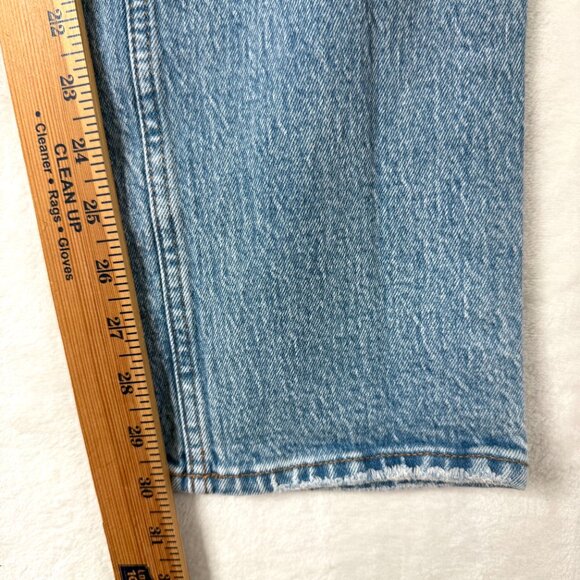 Abercrombie And Fitch The 90s Straight Ultra High Rise Jeans 25 Light Wash - Picture 6 of 7